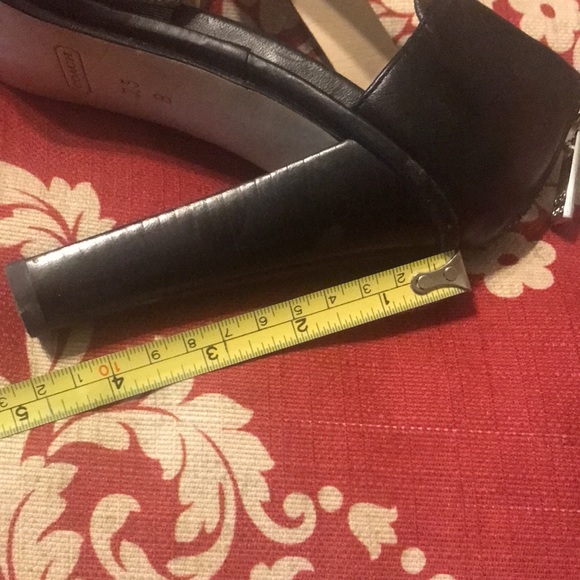 Like new ladies high heel Coach sandals. Size 7 1/2. Only worn once!! - Picture 15 of 16